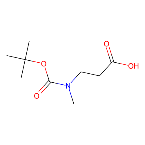 <em>N-Boc-3</em>-(<em>甲基</em><em>氨基</em>)丙酸，124072-61-3，97%