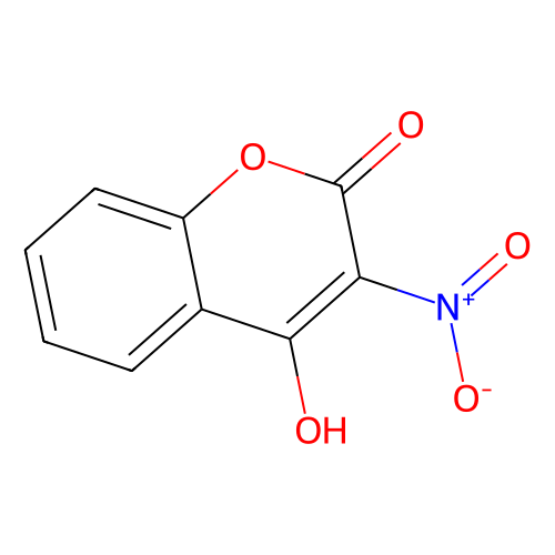4-羟基-<em>3</em>-硝基香豆素，20261-31-8，>98.0%(HPLC)
