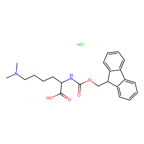 N-<em>芴甲氧羰基</em>-N',N'-二<em>甲基</em>-L-赖氨酸盐酸盐，252049-10-8，97%