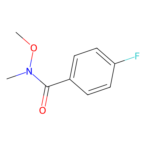 4-氟-<em>N</em>-<em>甲</em><em>氧基</em>-<em>N</em>-<em>甲基</em><em>苯</em><em>甲酰胺</em>，116332-54-8，≥97%（GC）