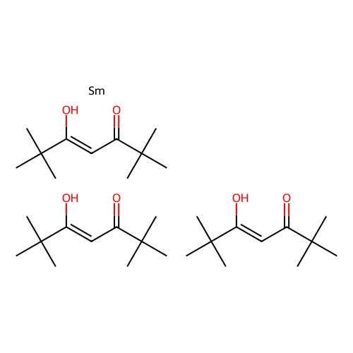 三(2,2,6,6-四甲基-3,5-庚二酮酸)钐(<em>III</em>) [Sm(TMHD)3]，15492-50-9，99.9%(REO)