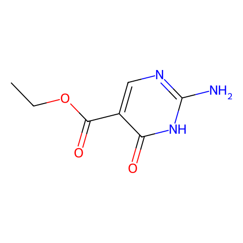 <em>2</em>-氨基-<em>4</em>-<em>羟基</em>-5-嘧啶羧酸<em>乙</em><em>酯</em>，15400-53-0，97%