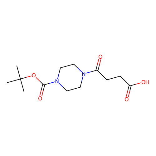 4-(4-(叔丁氧基羰基)<em>哌嗪</em>-<em>1</em>-基)-4-<em>氧</em>代丁酸，288851-44-5，97%