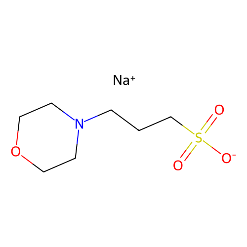 3-(<em>N</em>-<em>吗</em><em>啉</em>)丙磺酸钠(MOPS-Na)，71119-22-7，用于细胞培养,≥99.5%(T))