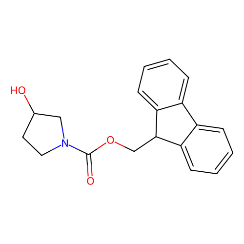 (S)-<em>1-Fmoc-3</em>-吡咯烷<em>醇</em>，215178-38-4，95%