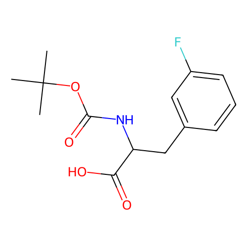 Boc-<em>D-3</em>-氟苯<em>丙氨酸</em>，114873-11-9，98%