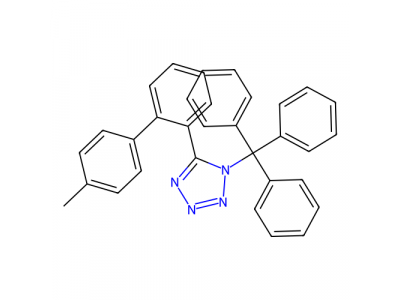 5-(4'-甲基-[1,1'-联苯]-2-基)-1-三苯甲基-1H-四氮唑，124750-53-4，97%