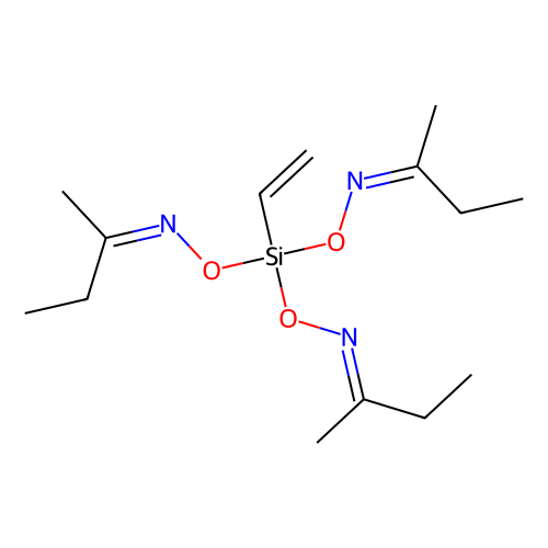 乙烯基三<em>丁酮</em><em>肟</em>基硅烷（异构体混合物），2224-33-1，93%