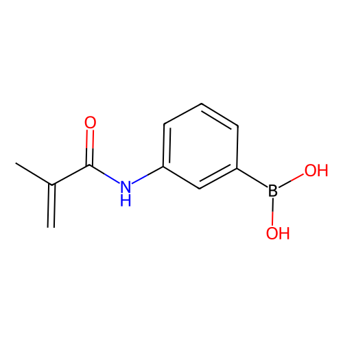 3-甲基丙烯酰氨基<em>苯基</em>硼酸 (含不同量的<em>酸酐</em>)，48150-45-4，98%