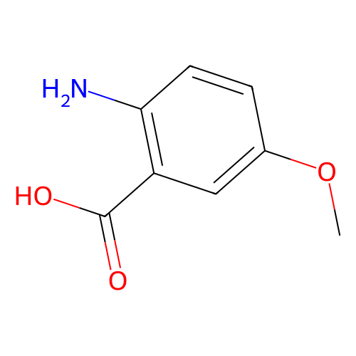 <em>2</em>-氨基-5-甲氧基苯甲酸，6705-<em>03</em>-9，98%
