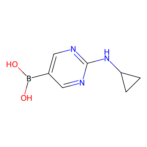 (2-(<em>环</em><em>丙基</em>氨基)嘧啶-5-基)<em>硼酸</em>(含不同量的酸酐)，1312942-14-5，98%