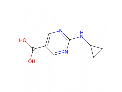 (2-(环丙基氨基)嘧啶-5-基)硼酸(含不同量的酸酐)，1312942-14-5，98%
