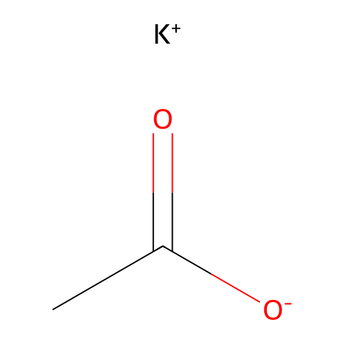 乙酸钾，127-08-2，<em>10mM</em> in <em>DMSO</em>