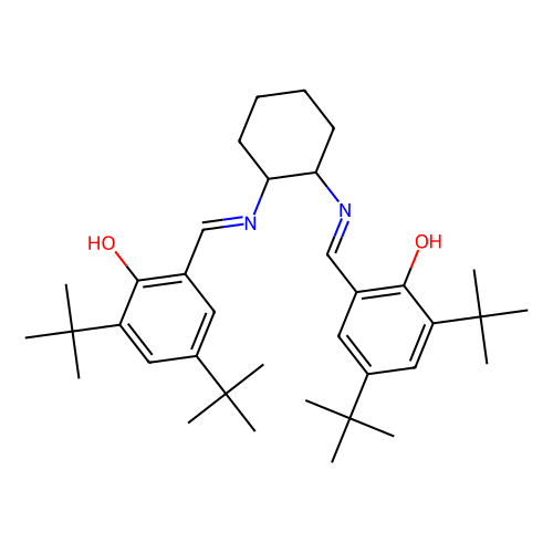 (R,R)-(-)-<em>N</em>,<em>N</em>′-双(3,5-<em>二叔</em><em>丁基</em>亚水杨基)-1,2-环已二胺，135616-40-9，96%