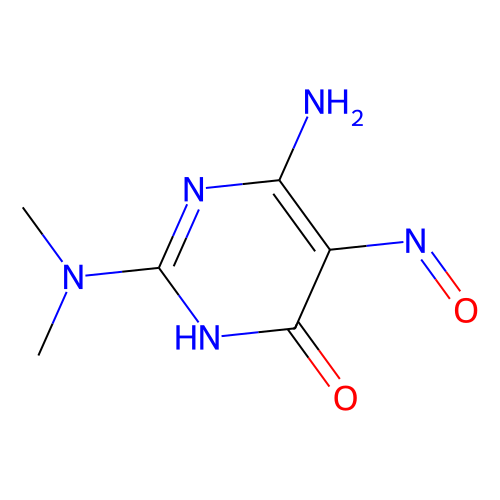 2-<em>二</em>甲基<em>氨基</em>-<em>4</em>-羟基-<em>5</em>-亚硝基-6-<em>氨基</em><em>嘧啶</em>，70700-44-6，98%