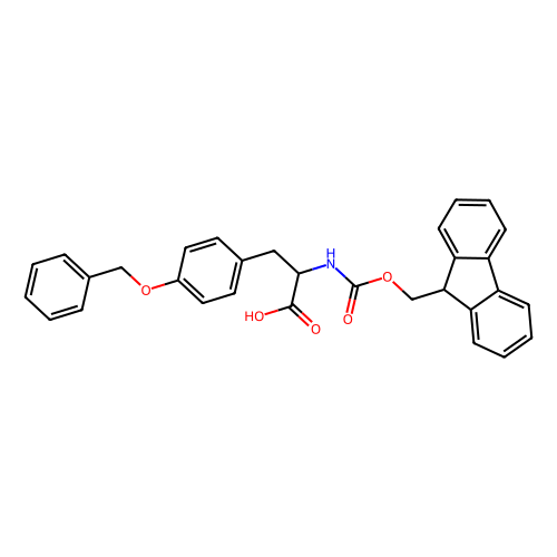 Fmoc-<em>O</em>-苄基-<em>L</em>-酪氨酸，71989-40-7，98%