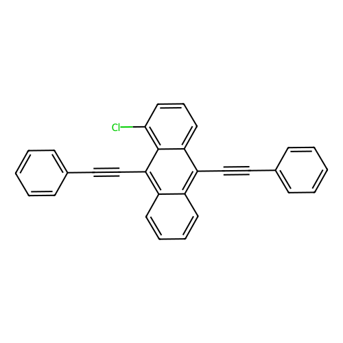 1-氯-<em>9</em>，10-二苯<em>乙炔</em><em>基</em>蒽，41105-35-5，97%