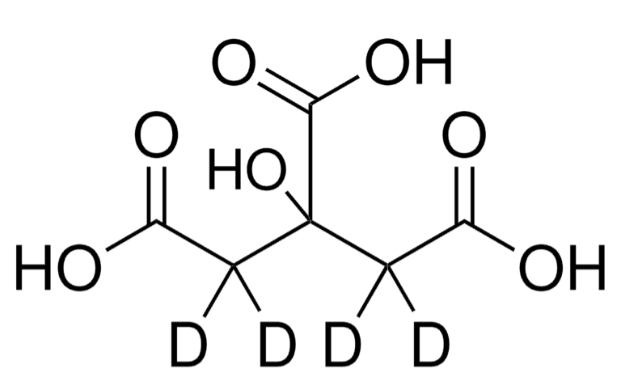 <em>柠檬</em>酸-2,2,4,4-d₄，147664-83-3，98 atom% D, 98% (CP)