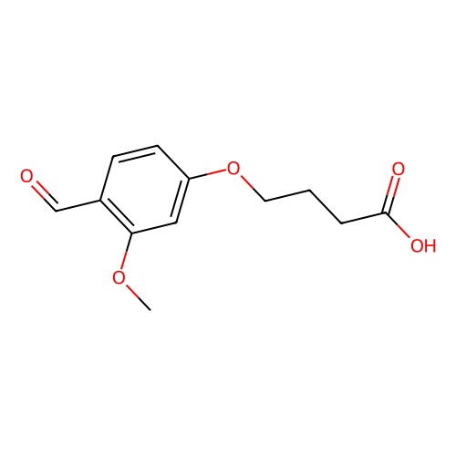 <em>4</em>-（<em>4</em>-甲酰基-3-甲氧基苯氧基）-丁酸，309964-23-6，98%