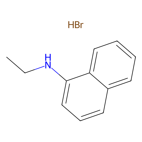 <em>N</em>-乙基-1-萘胺氢溴酸盐，36966-04-8，>98.0%(T)