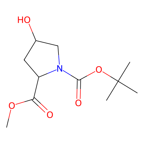 2-甲基(2R,4S)-4-羟基吡咯烷-1-甲基-1,2-二羧酸1-叔丁酯，<em>135042</em>-17-0，97%