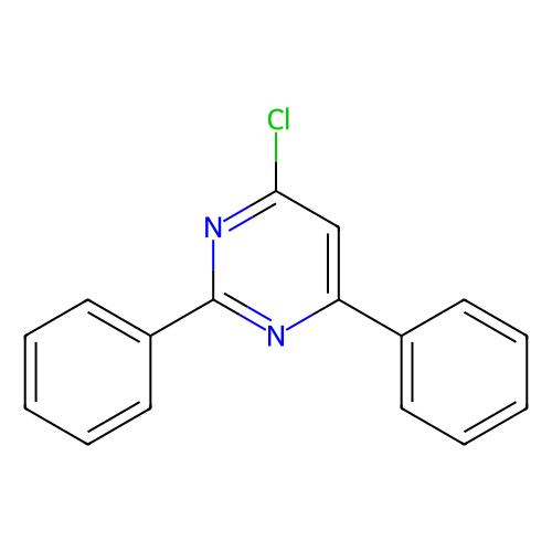 4-氯-<em>2</em>,6-二<em>苯基</em><em>嘧啶</em>，29509-91-9，>98.0%(HPLC)