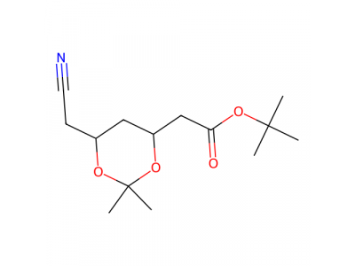 (4R,6R)-6-氰甲基-2,2-二甲基-1,3-二氧己环-4-醋酸叔丁酯，125971-94-0，>98.0%(GC)
