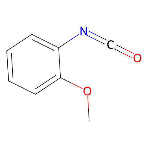 2-甲氧基<em>苯基</em> <em>异氰酸</em><em>酯</em>，700-87-8，≥98.0%