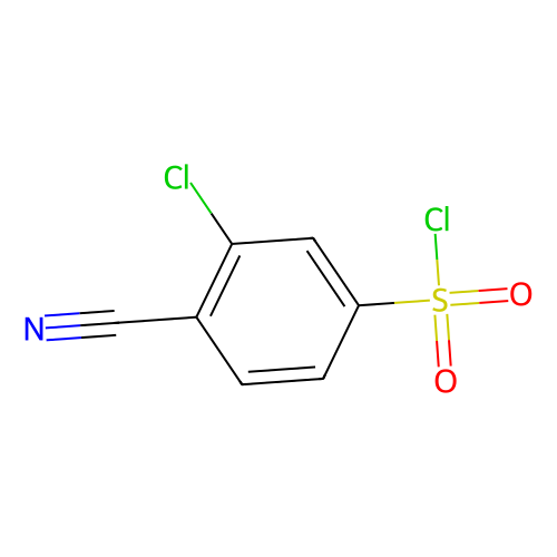 3-氯-4-<em>氰</em><em>基</em>苯磺酰氯，213130-43-<em>9</em>，≥95%