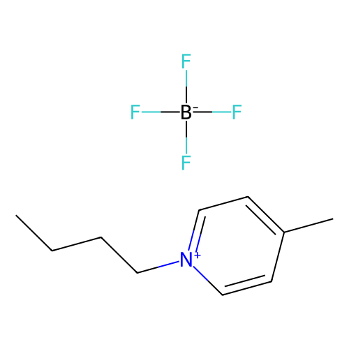 1-丁基-4-甲基吡啶<em>四</em>氟硼酸，343952-<em>33</em>-0，98%