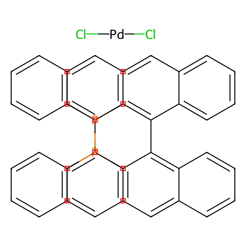 [(S)-(-)-2,2'-双(二<em>苯基</em>膦)-<em>1,1</em>'-<em>联</em>萘]二氯化钯，127593-28-6，97%