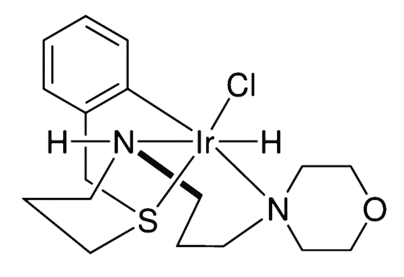 氯氢化[2-[[[3-[[3-(4-<em>吗</em><em>啉</em>基-κ<em>N</em>4)丙基]氨基-κ<em>N</em>]丙基]硫-κS]<em>甲基</em>]苯基-κC]铱(III)，1799787-28-2，98%