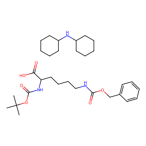 Boc-Lys(Z)-OH <em>二环己</em>基铵盐，16948-04-2，99.0%