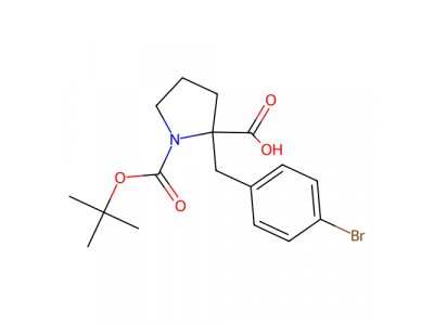 Boc-α-(4-溴苄基)-DL-Pro-OH，336817-91-5，98%