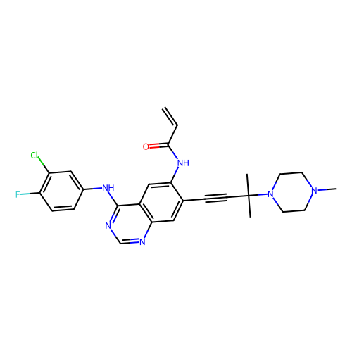 AV 412,<em>EGFR</em>，<em>ErbB2</em>和Abl受体酪氨酸激酶的有效抑制剂，451492-95-8，≥98%(HPLC)