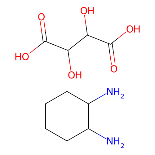 (<em>1S</em>,<em>2S</em>)-(-)-<em>1</em>,2-环己二胺D-酒石酸盐，67333-70-4，98%