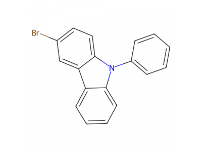 3-溴-9-苯基咔唑，1153-85-1，>99%