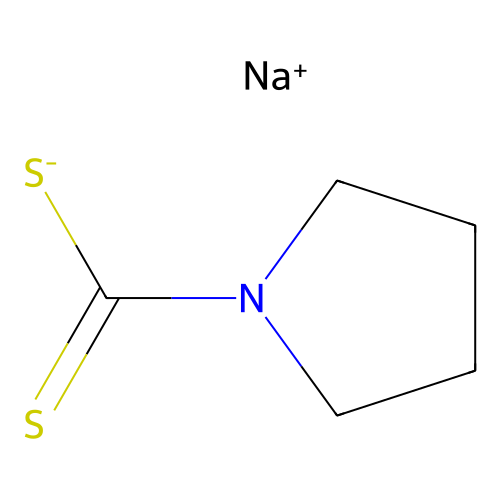 吡咯烷<em>二</em><em>硫</em><em>代</em><em>甲酸钠</em>，872-71-9，80%