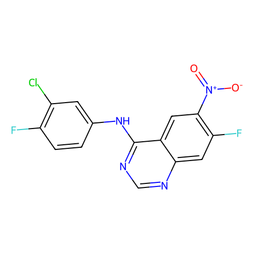 N-(<em>3</em>-<em>氯</em>-<em>4</em>-氟苯基)-<em>7</em>-氟-6-<em>硝基</em>-<em>4</em>-喹唑啉胺，162012-67-1，<em>97</em>%