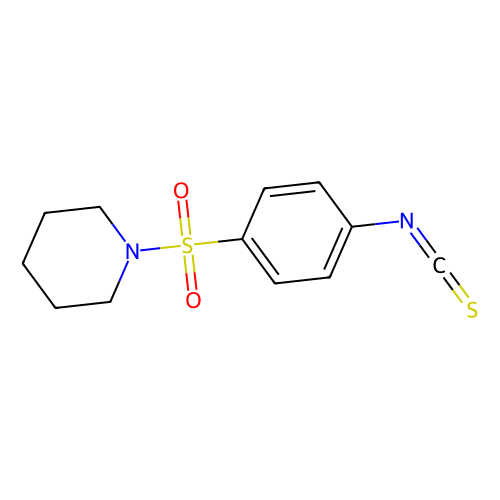 1-[(4-<em>异</em>硫氰酸基苯基)磺酰基]-<em>哌啶</em>，7356-55-0，95%
