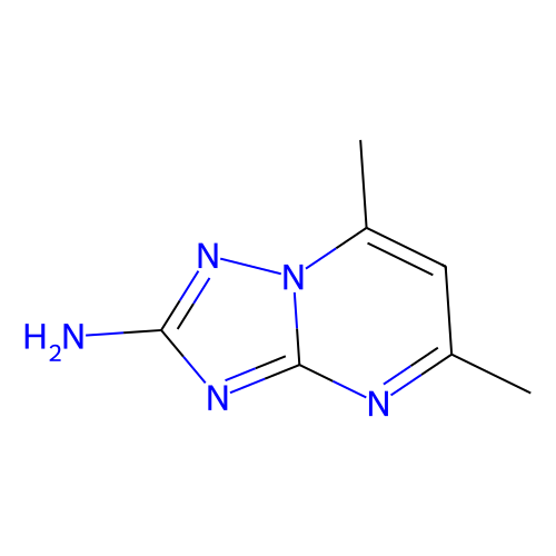 5,7-二甲基[1,2,4]三唑[1,5-a]嘧啶-2-胺，<em>7135</em>-02-6，98%