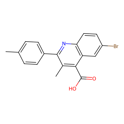 6-溴-3-甲基-2-对<em>甲苯</em>基<em>喹啉</em>-4-羧酸，351000-02-7，98%