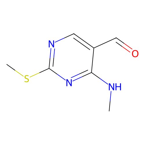 <em>4</em>-甲胺基-<em>2</em>-甲硫基-<em>5</em>-醛基嘧啶，185040-32-8，98%