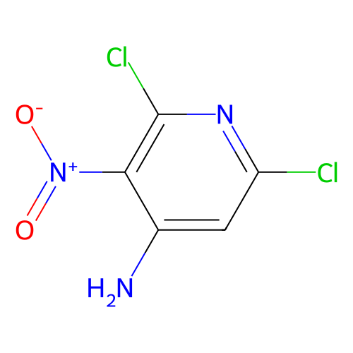 4-<em>氨基</em>-<em>2</em>,6-二<em>氯</em>-<em>3</em>-硝基<em>吡啶</em>，2897-43-0，98%