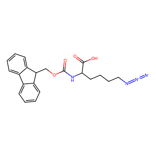 6-叠氮<em>基</em>-N-[(<em>9</em>H-<em>芴</em>-<em>9</em>-<em>基</em><em>甲</em><em>氧基</em>)<em>羰基</em>]-L-正亮氨酸，159610-89-6，>98.0%(HPLC)