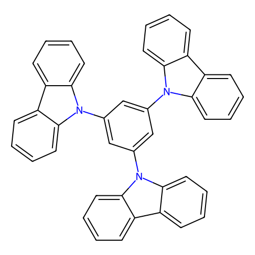 1,3,5-三(9H-咔唑-9-基)苯，148044-07-9，>98.0%(HPLC