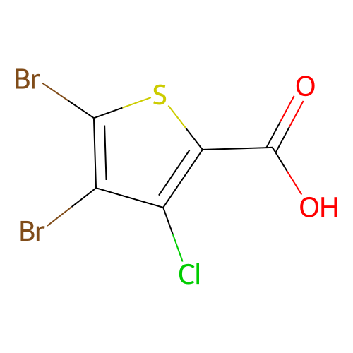 4,5-<em>二</em><em>溴</em>-<em>3</em>-氯<em>噻吩</em>-<em>2</em>-羧酸，503308-99-4，95%
