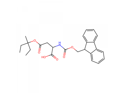 N-[芴甲氧羰基]-L-天冬氨酸 4-(1-乙基-1-甲基丙基)酯，180675-08-5，97%