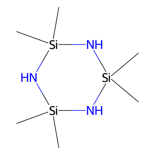 <em>2,2,4,4</em>,6,6-六<em>甲基</em>环<em>三</em>硅氮烷，1009-93-<em>4</em>，>95.0%(GC)