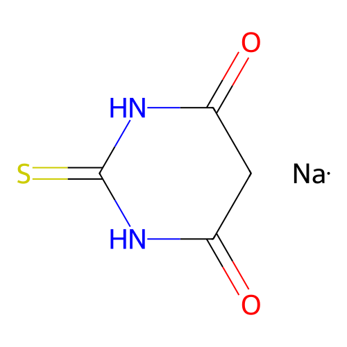 2-硫代巴比<em>妥</em>酸钠，31645-<em>12</em>-2，>98.0%(T)